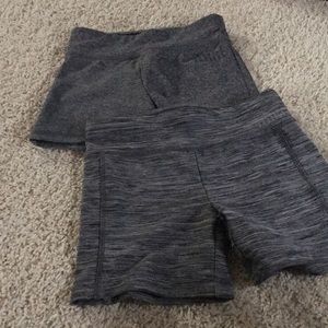 Girls athletic shorts